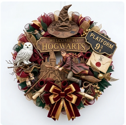 Hogwarts Wreath (PRE-ORDER)