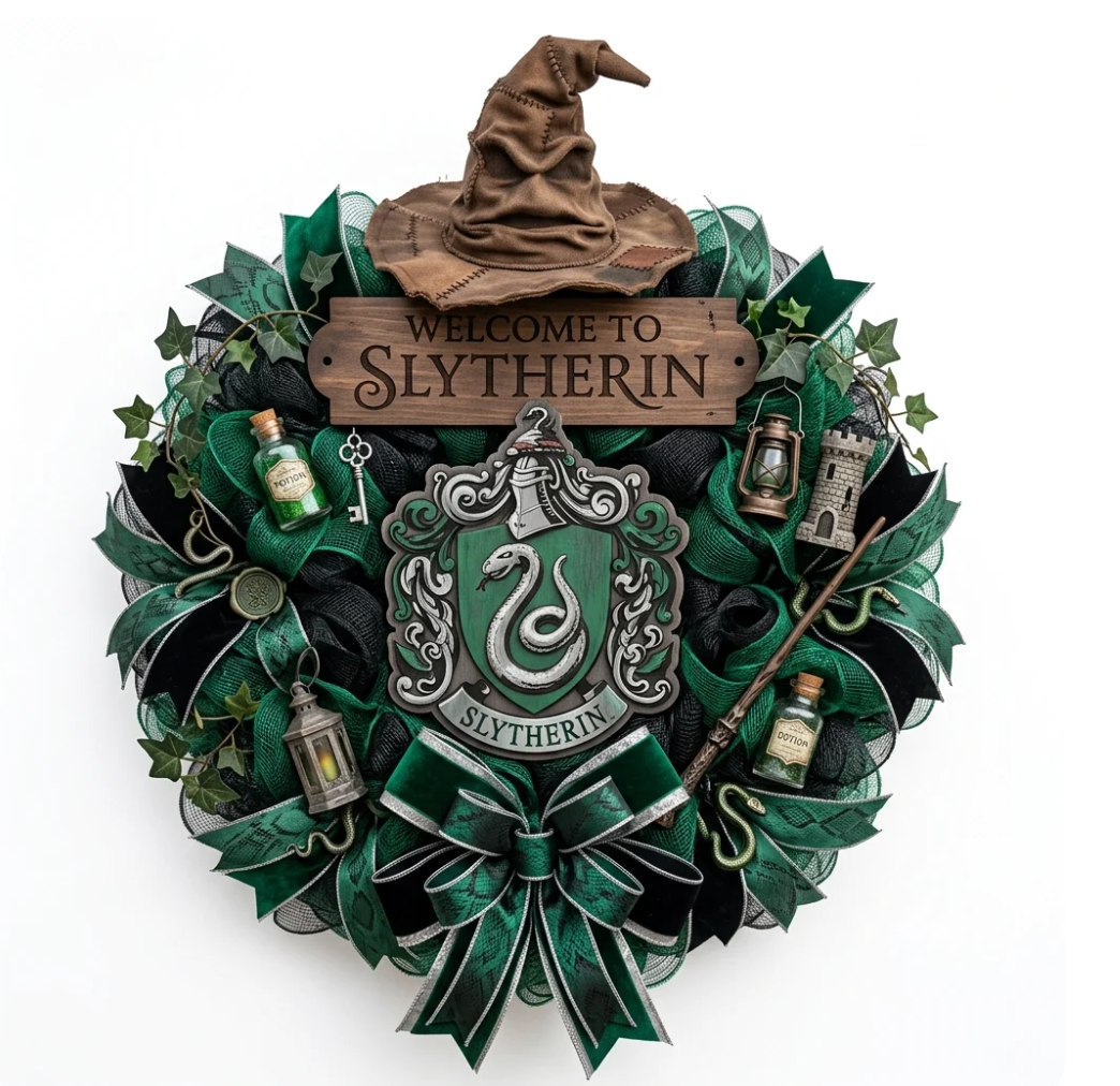 Slytherin Wreath (PRE-ORDER)