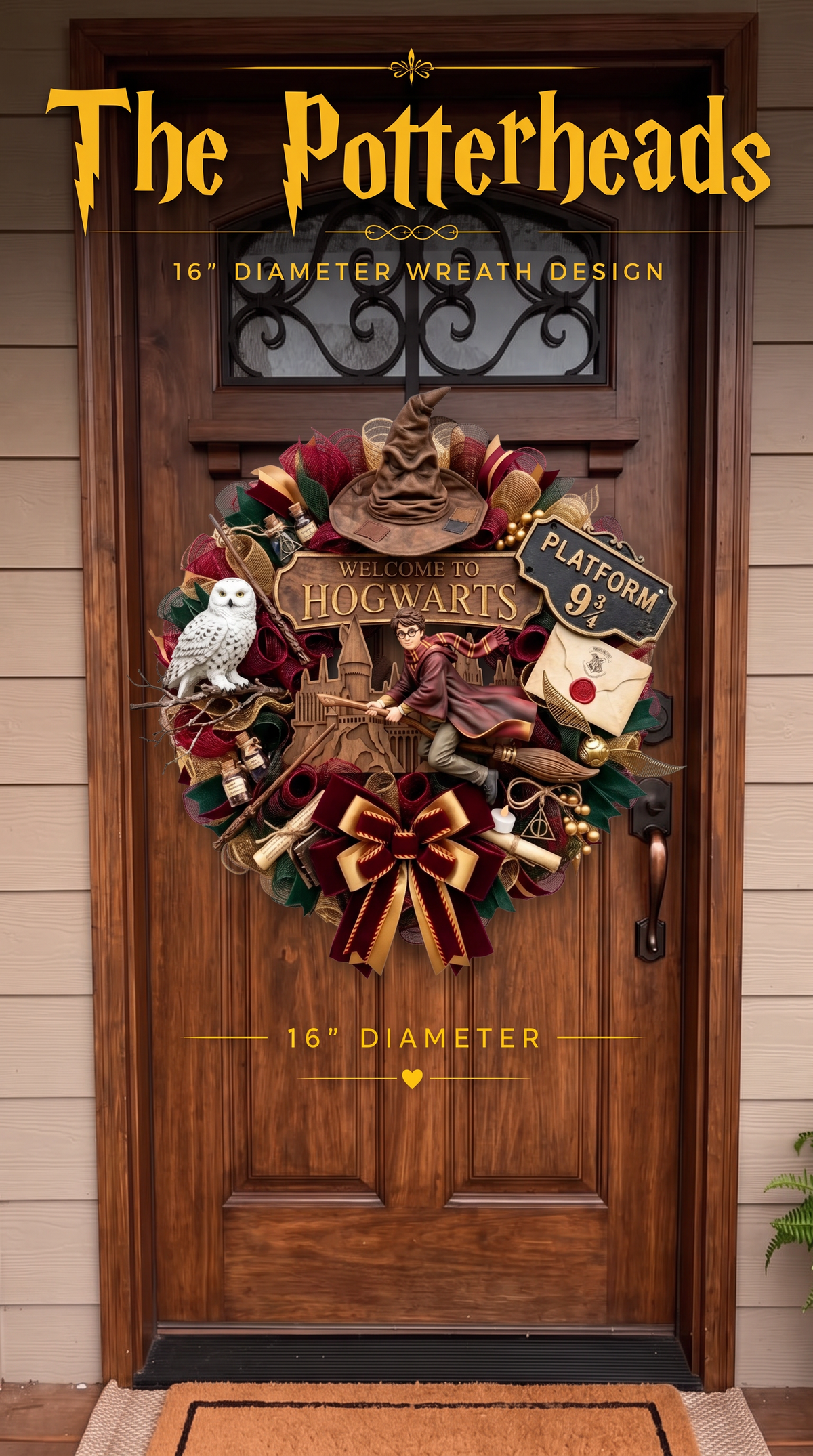 Hogwarts Wreath (PRE-ORDER)